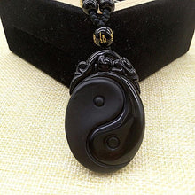 Load image into Gallery viewer, Obsidian Gossip Pendant