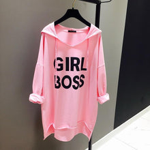 Load image into Gallery viewer, Loose Large Size Girl Boss Hoodie