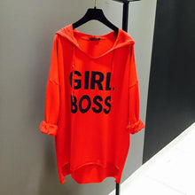 Load image into Gallery viewer, Loose Large Size Girl Boss Hoodie
