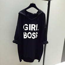 Load image into Gallery viewer, Loose Large Size Girl Boss Hoodie