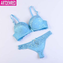 Load image into Gallery viewer, Lace Secret Push Up Brassiere And Panty Sets