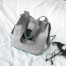Load image into Gallery viewer, Canvas Messenger Crossbody Beach Bag