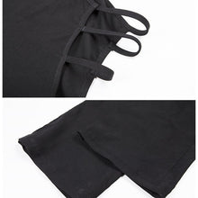Load image into Gallery viewer, Hollow Out Black Flare Pants

