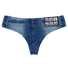 Load image into Gallery viewer, Vintage Denim Bikini Shorts
