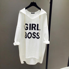 Load image into Gallery viewer, Loose Large Size Girl Boss Hoodie
