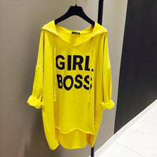 Load image into Gallery viewer, Loose Large Size Girl Boss Hoodie
