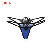 Load image into Gallery viewer, Lace G-String Butterfly Floral Thong

