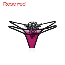 Load image into Gallery viewer, Lace G-String Butterfly Floral Thong
