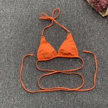 Load image into Gallery viewer, X String Triangle Ring Bikini
