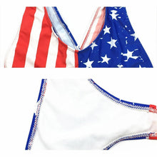 Load image into Gallery viewer, America Flag Print Monokini

