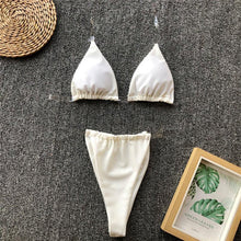 Load image into Gallery viewer, Micro Triangle High Cut Brazilian Bikini
