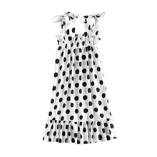 Load image into Gallery viewer, Polka Dot Ruffled Vintage Mini Dress
