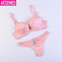 Load image into Gallery viewer, Lace Secret Push Up Brassiere And Panty Sets
