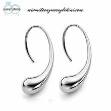 Load image into Gallery viewer, 925 Sterling Silver Women Ear Stud/ TearDrop Earrings
