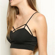 Load image into Gallery viewer, Cotton Lace Lined Bralette Crop Top
