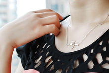 Load image into Gallery viewer, Love Shaped Titanium Steel Heartbeat Chain Heart Pendant Necklace
