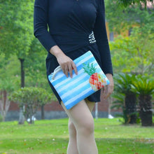 Load image into Gallery viewer, Designer Fashion Striped Wet Bikini Clutch Bag
